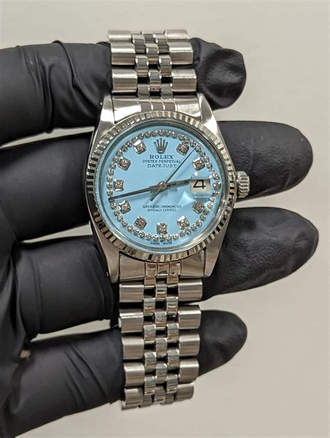 rolex datejust oro e acciaio uomo bracciale jubilee|rolex datejust blu.